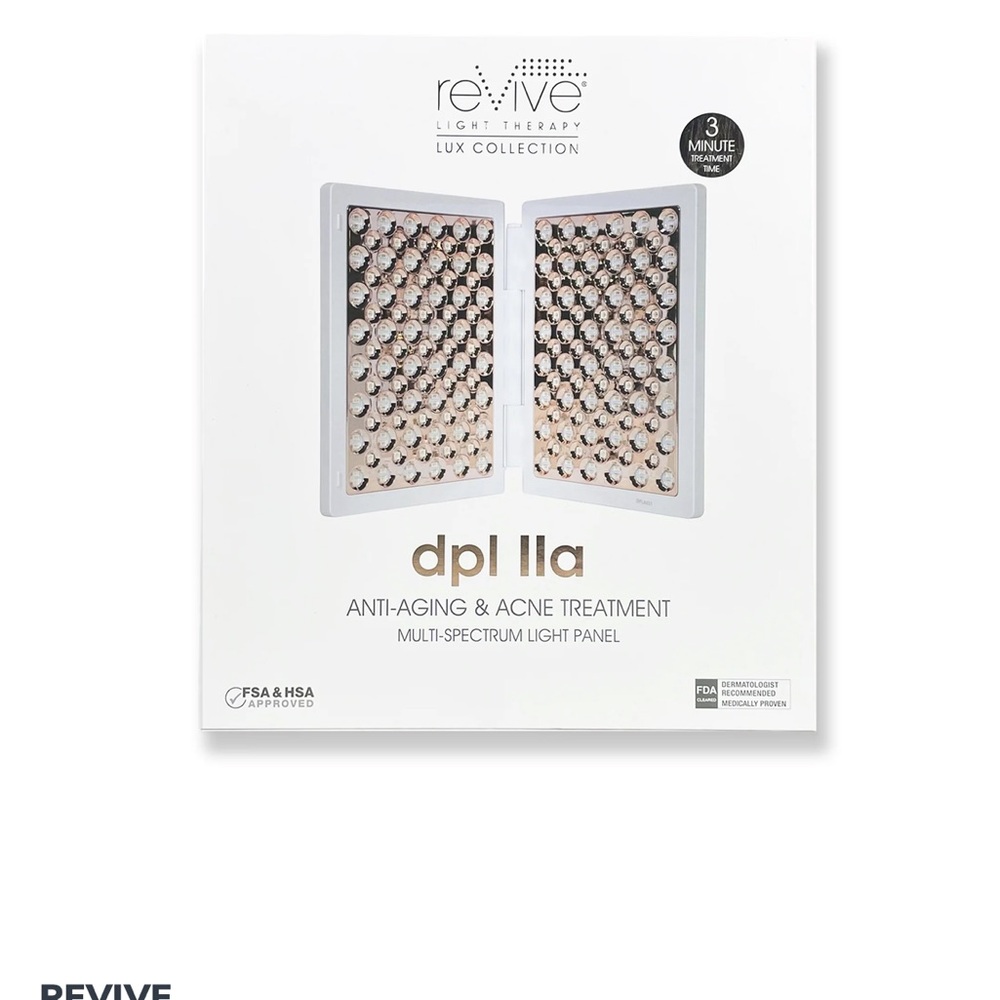 reVive Lux dpl IIa Multi Spectrum LED Light Treatment Panel for Acne and Aging